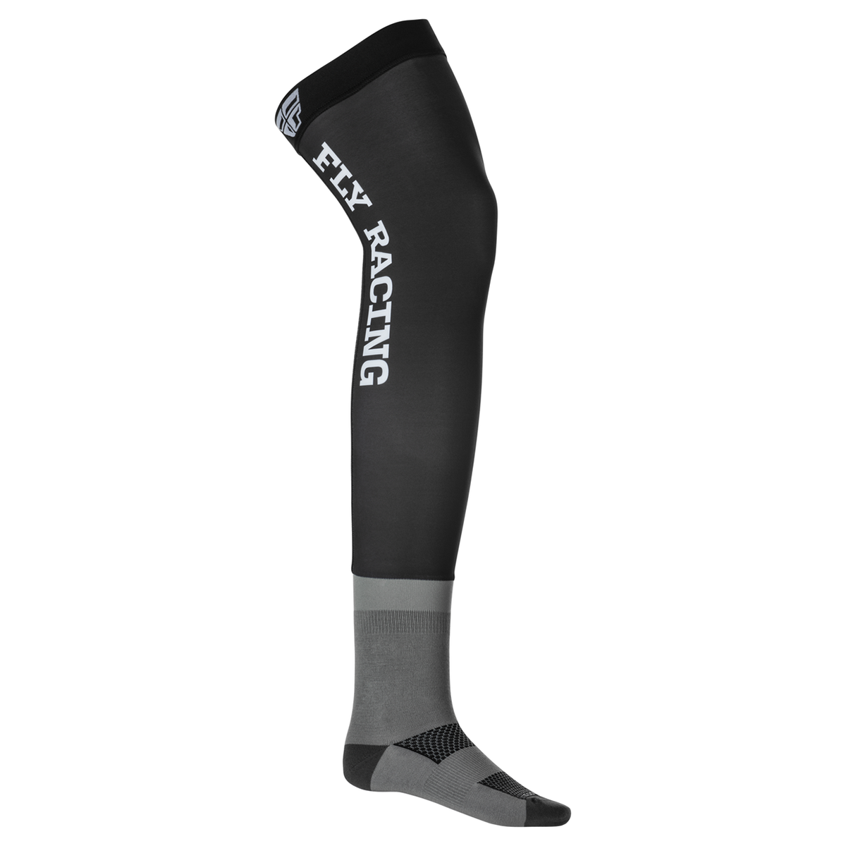 Fly Racing Knee Brace Sock Black/Grey/White
