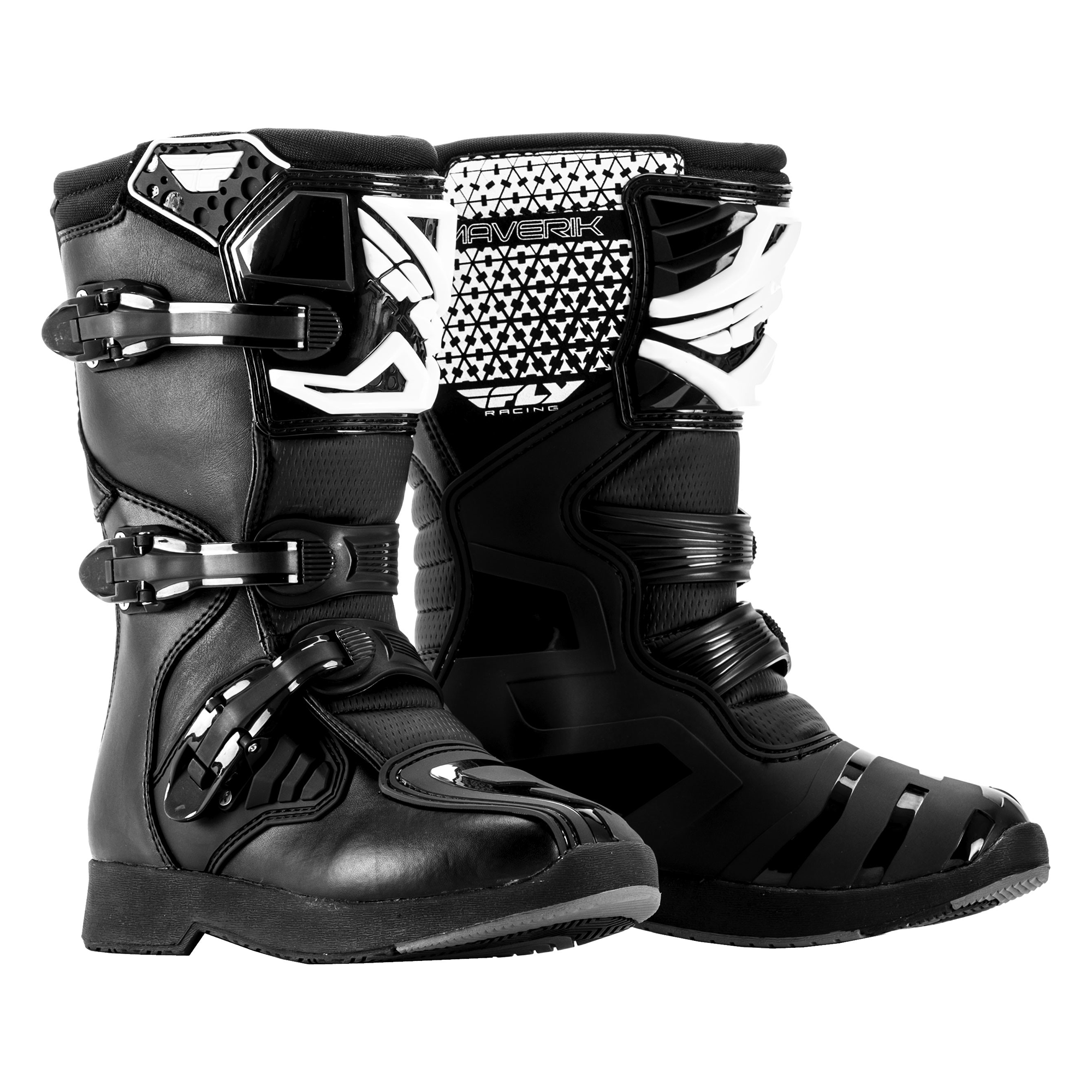 Fly Racing YOUTH Maverik MX Boot Black