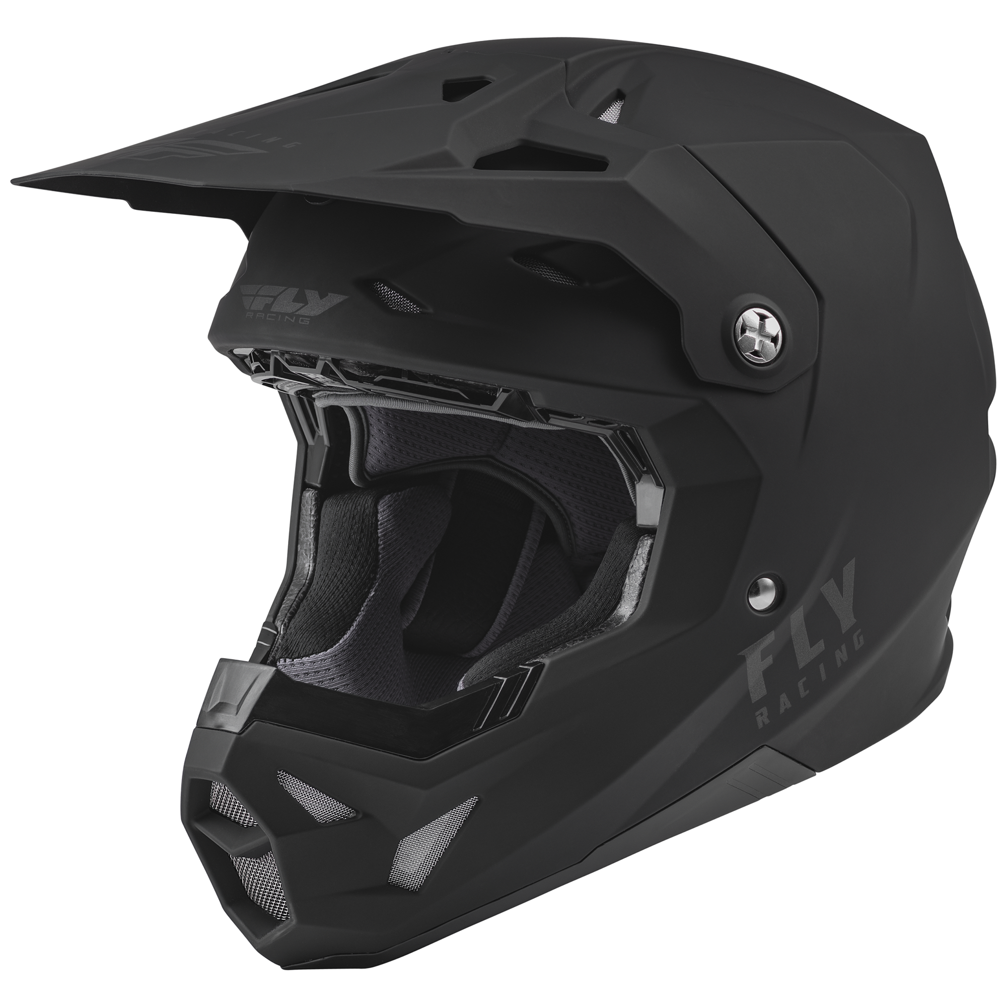 Fly Racing Formula CP Solid MX Helmet Matte Black