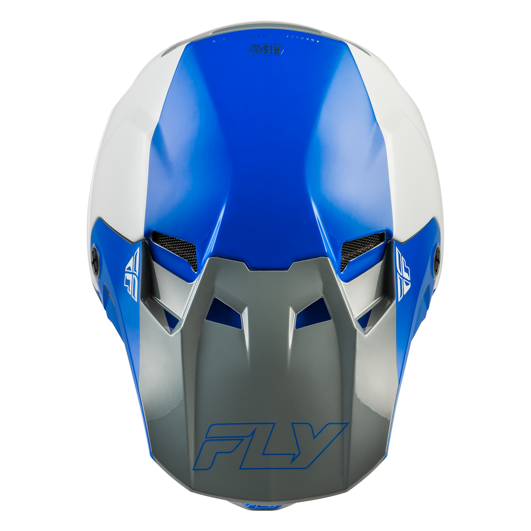 Fly Racing Formula CC Glide MX Helmet Blue/Light Grey/Grey