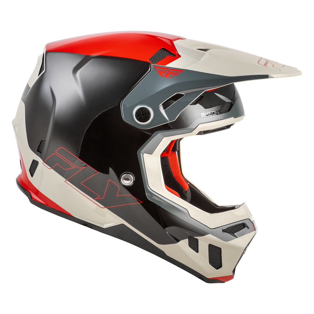 Fly Racing Formula CC Glide MX Helmet Black/Red/Grey