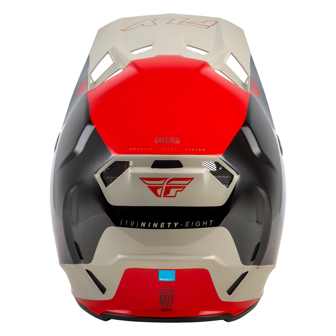 Fly Racing Formula CC Glide MX Helmet Black/Red/Grey