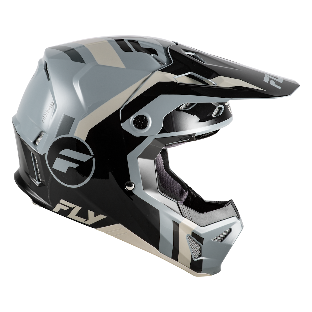 Fly Racing Formula CP Seal MX Helmet Black/Grey/Light Grey