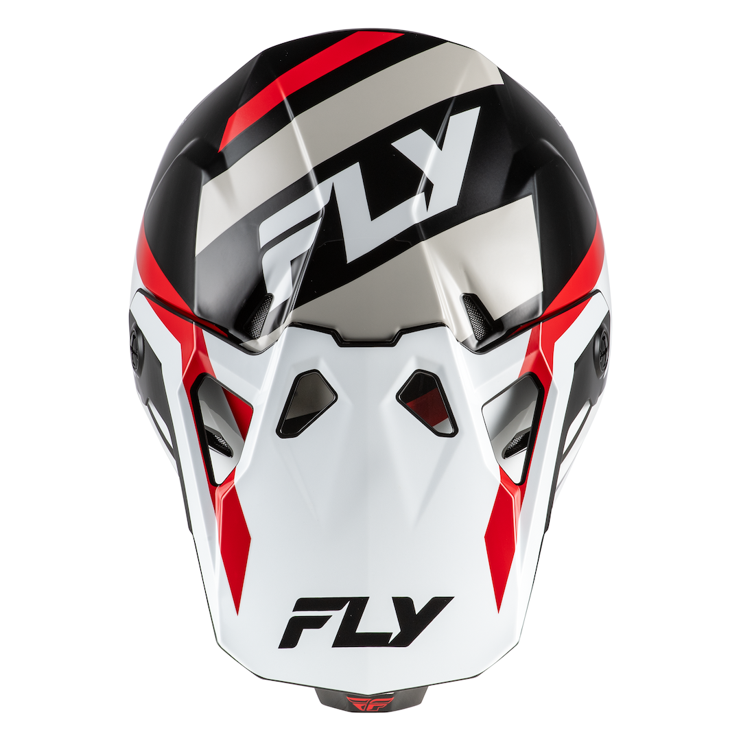 Fly Racing Formula CP Seal MX Helmet White/Black/Red