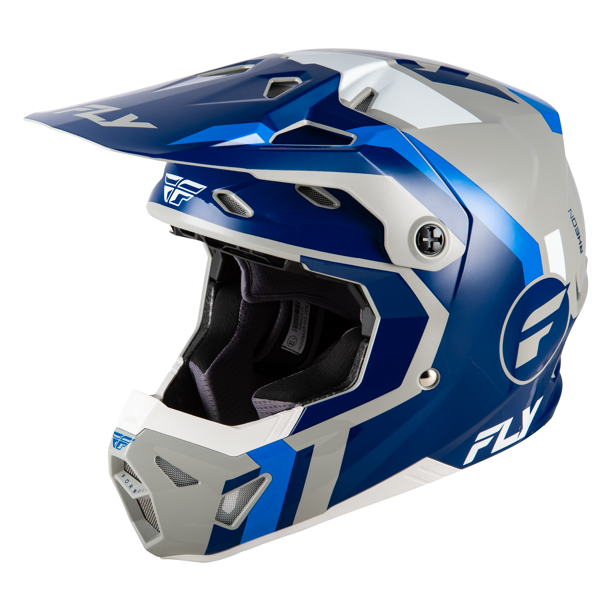 Fly Racing Formula CP Seal MX Helmet Navy/Blue/Grey