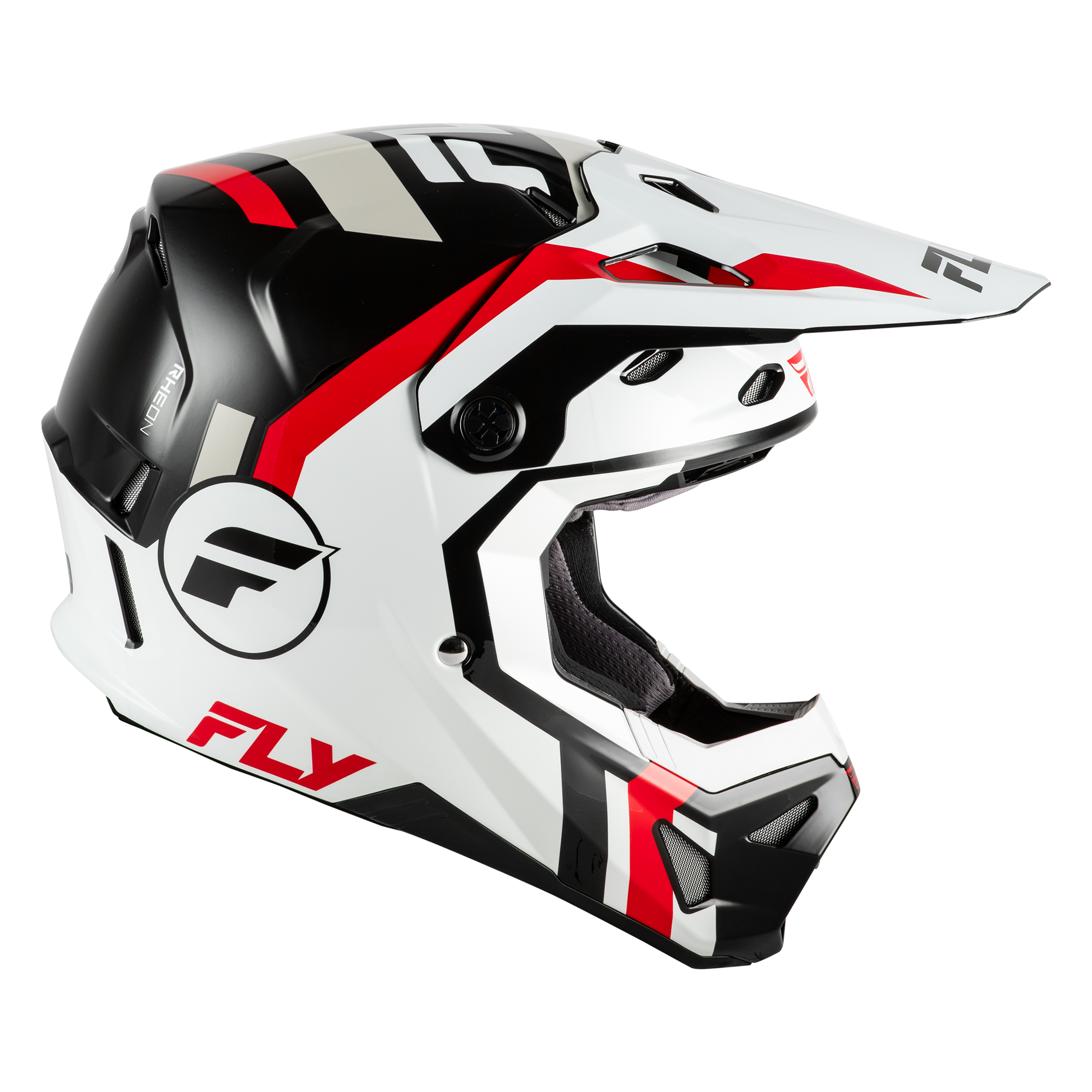 Fly Racing Formula CP Seal MX Helmet White/Black/Red