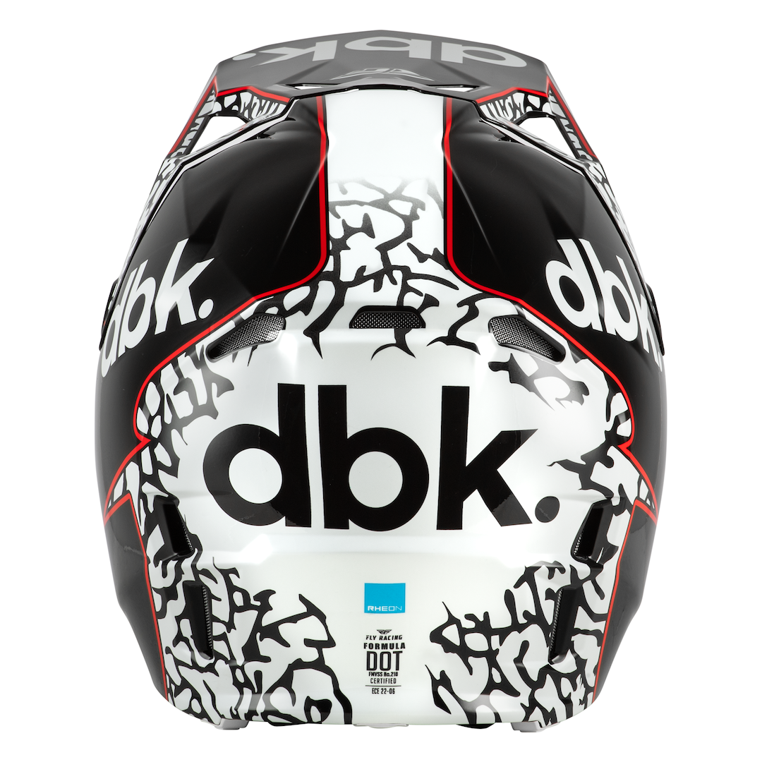 Fly Racing Formula CP DBK MX Helmet Black/White/Red