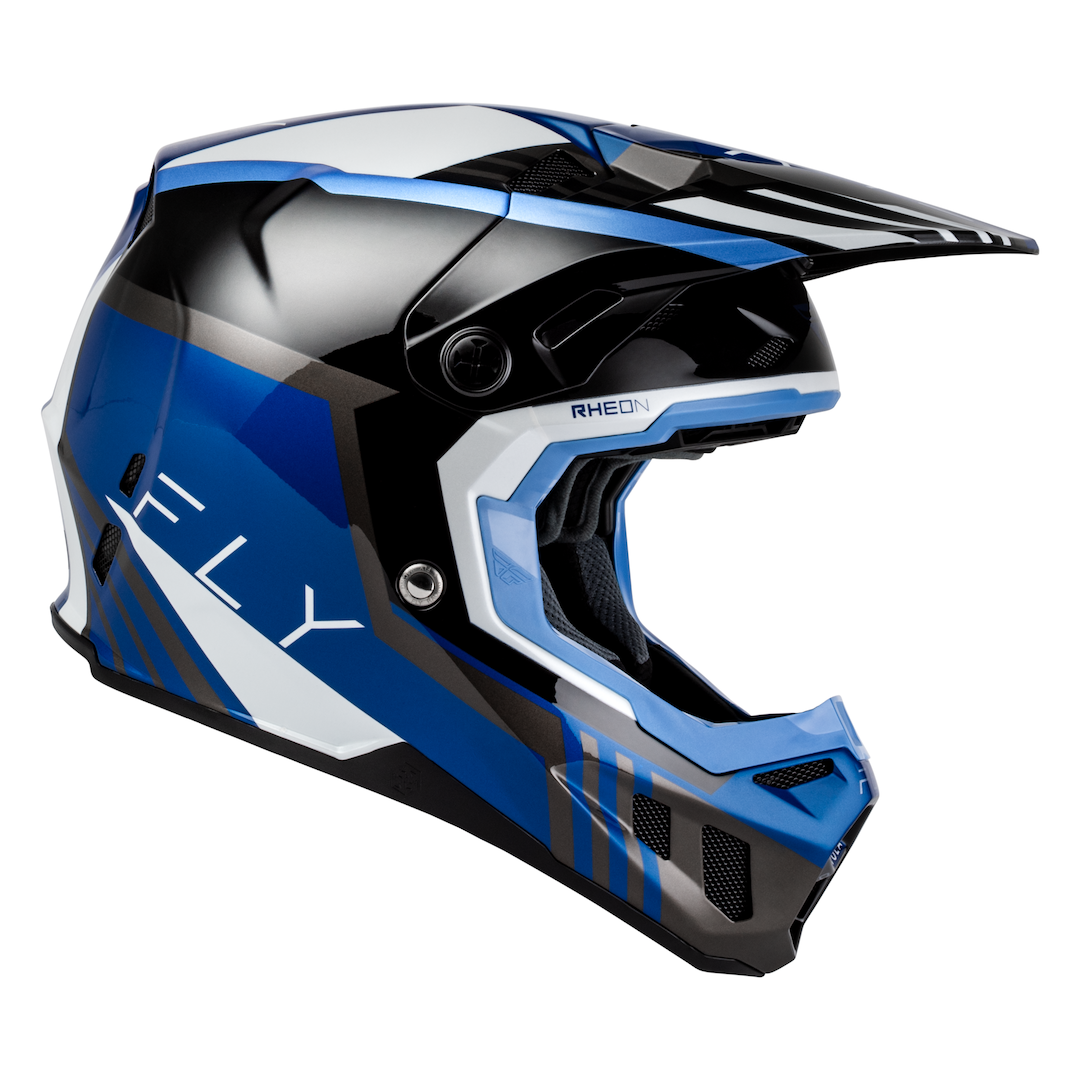 Fly Racing Formula CC Strike MX Helmet Black/Blue/Grey/White