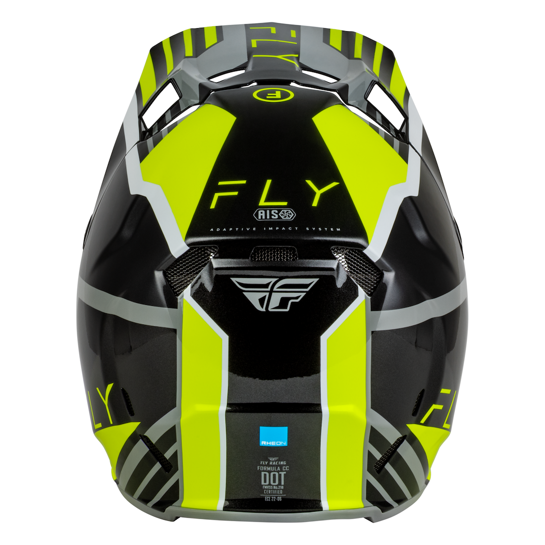 Fly Racing Formula CC Strike MX Helmet Grey/Black/Hi-Vis