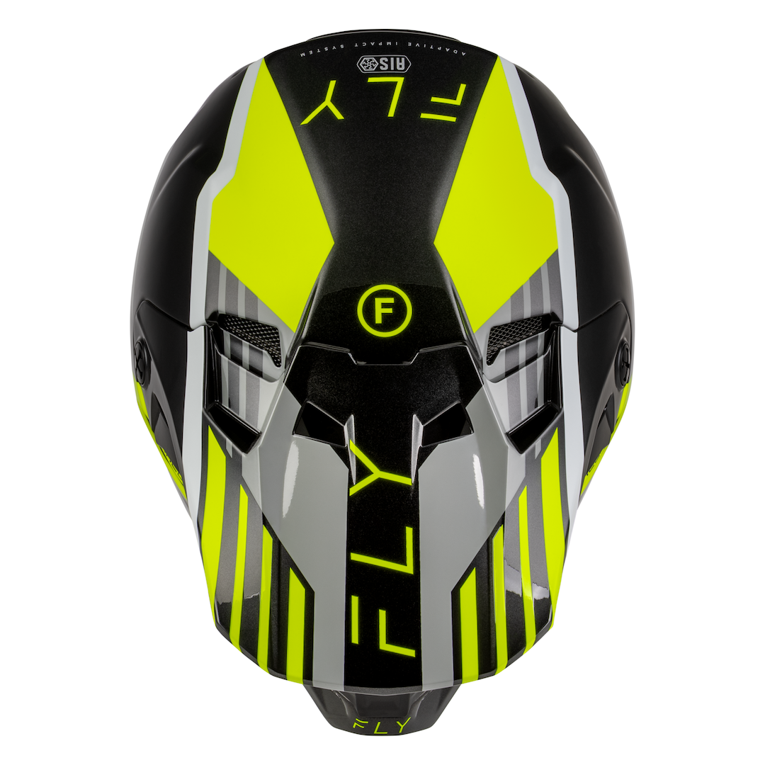 Fly Racing Formula CC Strike MX Helmet Grey/Black/Hi-Vis