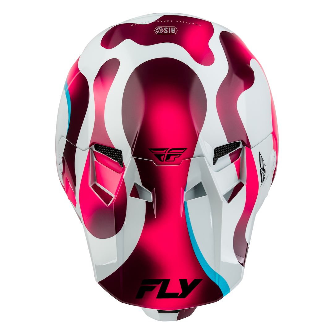 Fly Racing Formula CC Vibe MX Helmet White/Pink/Blue