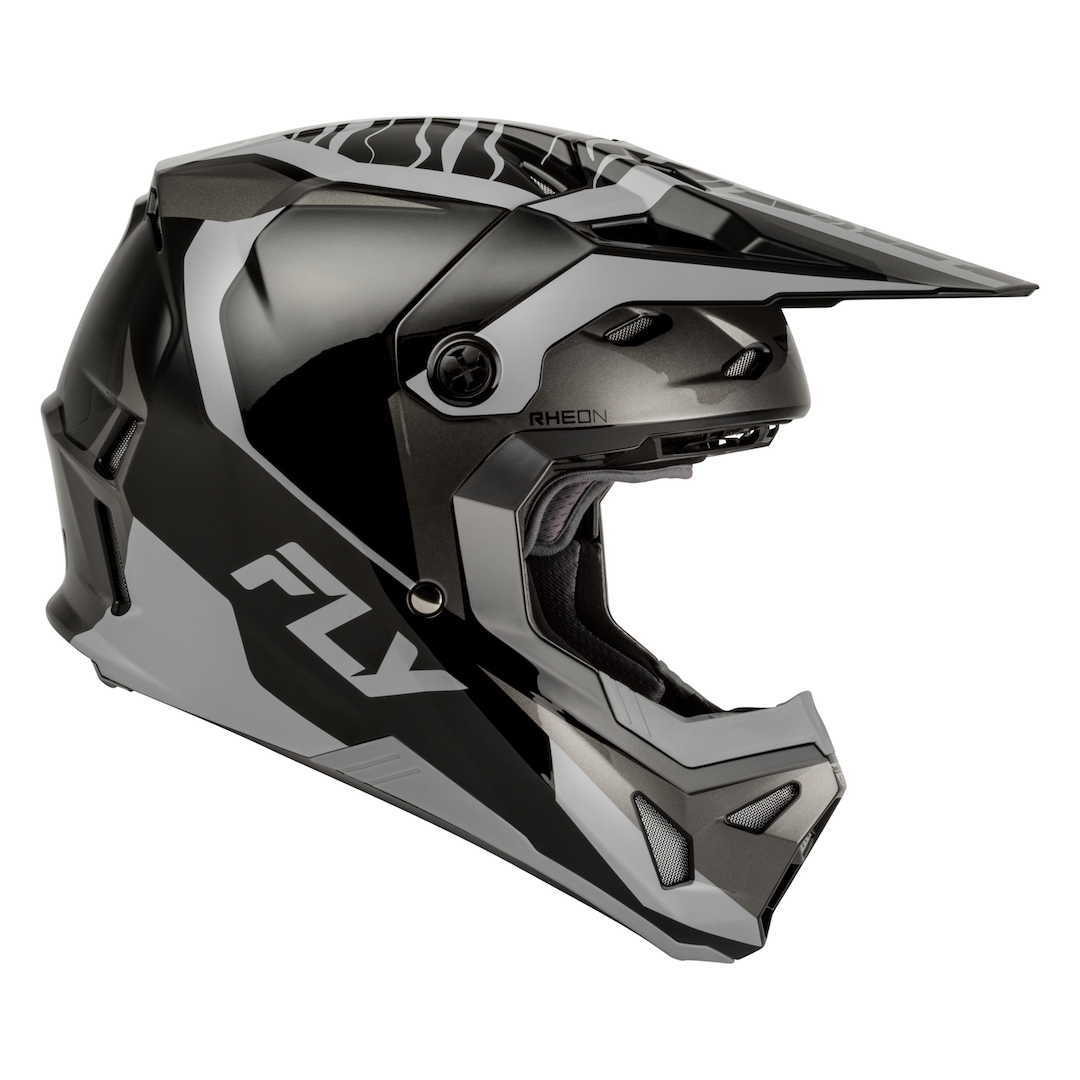 Fly Racing Formula CP Charge MX Helmet Black/Grey/Light Grey