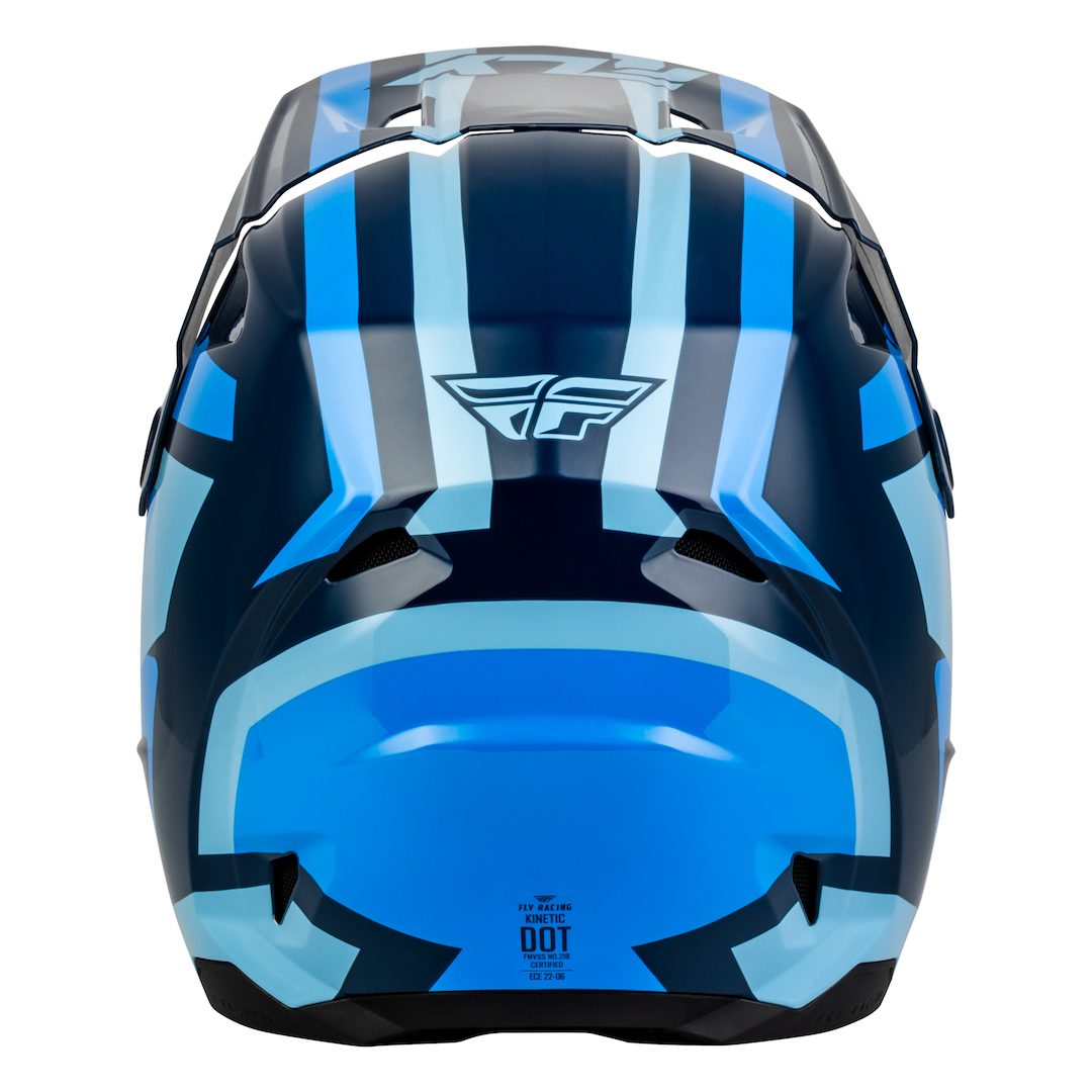 Fly Racing Kinetic Sync MX Helmet Navy/Blue/Light Blue
