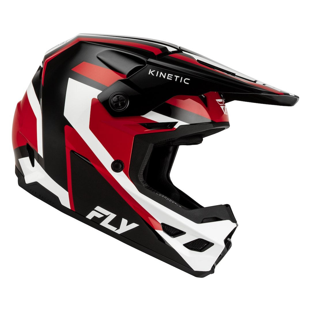 Fly Racing Kinetic Sync MX Helmet Black/Red/White