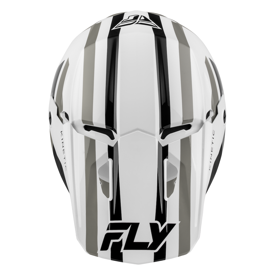 Fly Racing Kinetic Sync MX Helmet White/Black/Grey