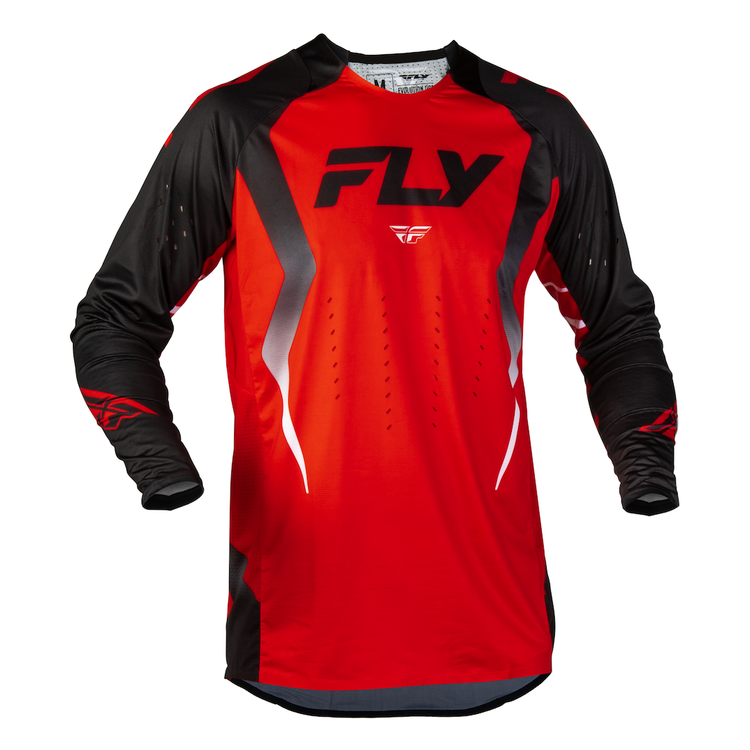 Fly Racing Evolution DST Bolt 2027 MX Kit Combo Red/Black/White