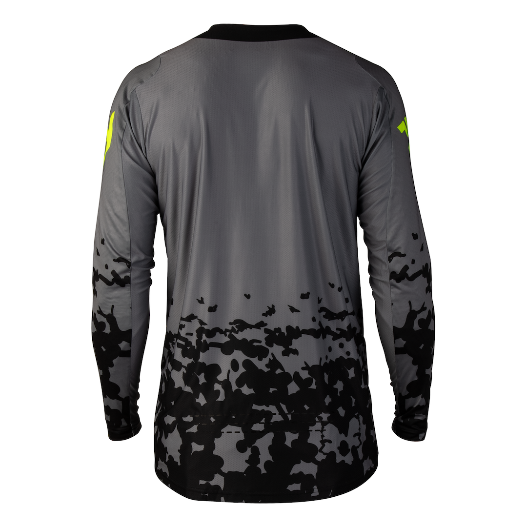Fly Racing Lite Flake 2027 MX Kit Combo Grey/Hi-Vis/Black