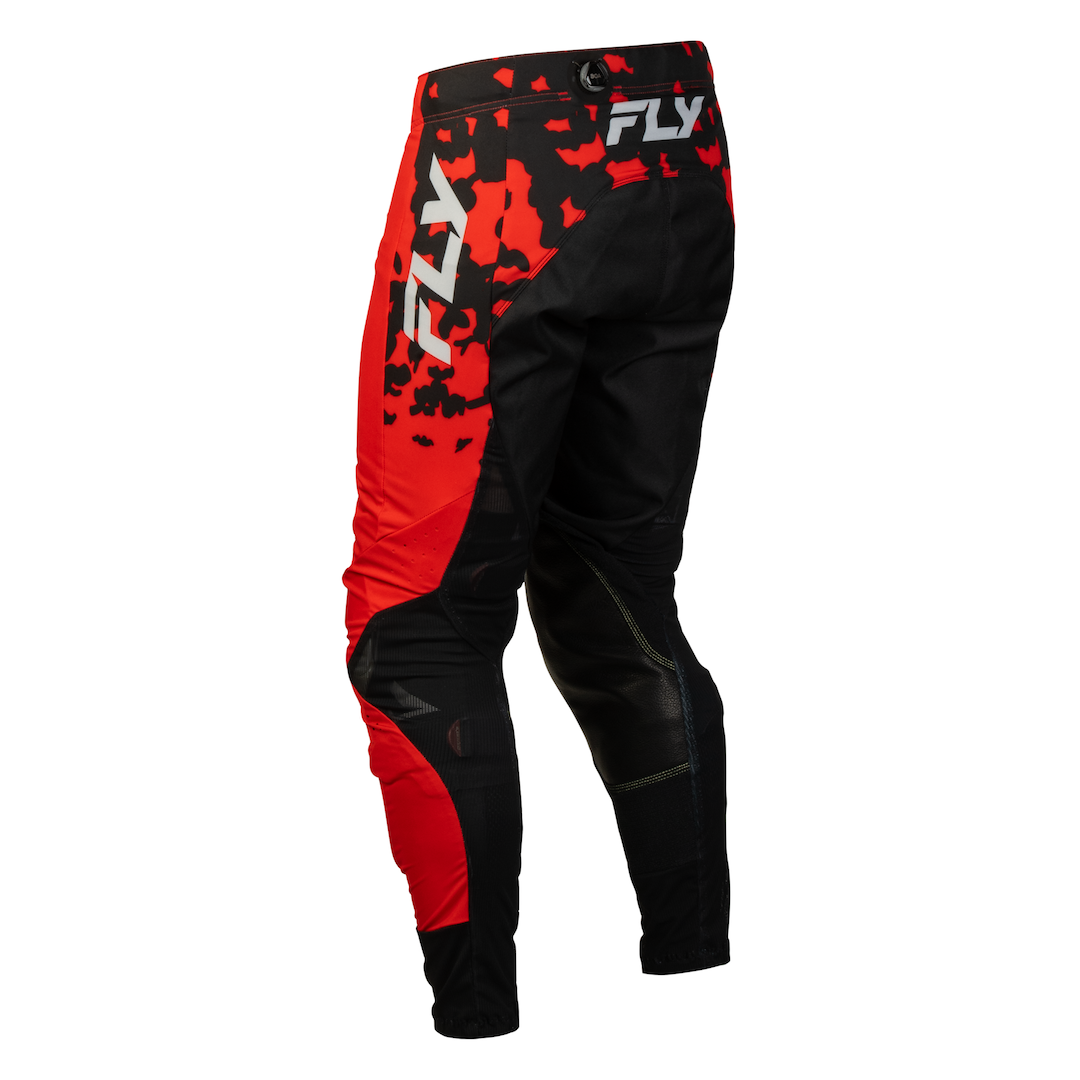 Fly Racing Lite Flake 2027 MX Kit Combo Red/Grey/Black