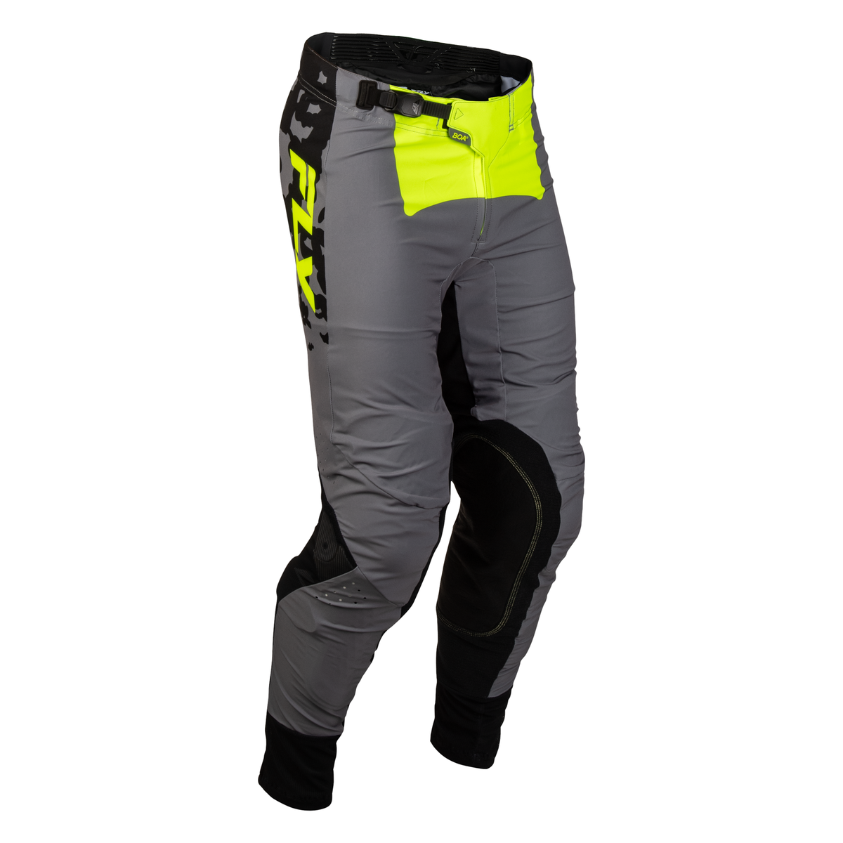 Fly Racing Lite Flake 2027 MX Pants Grey/Hi-Vis/Black
