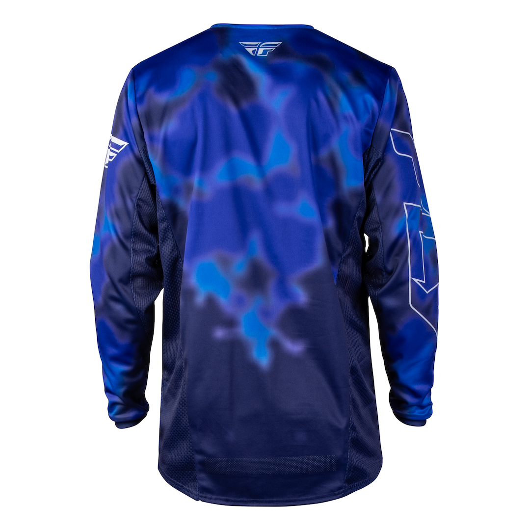 Fly Racing Kinetic Blur 2027 MX Kit Combo Blue/Navy