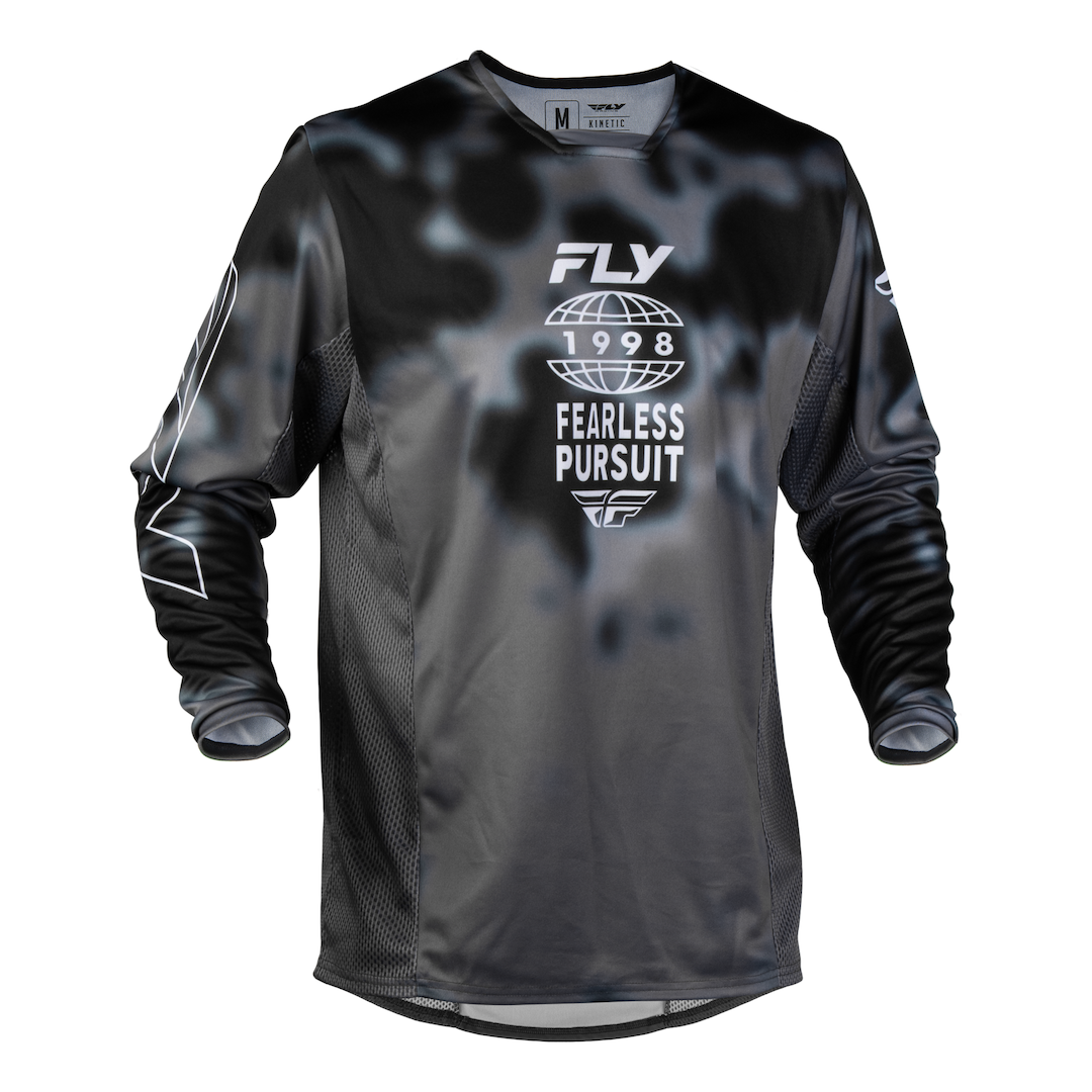 Fly Racing Kinetic Blur 2027 MX Kit Combo Black/Grey