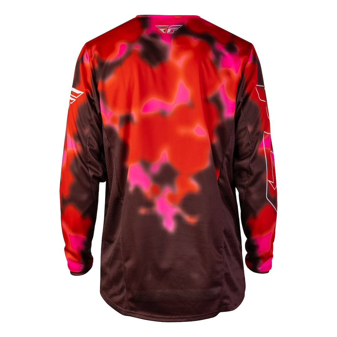 Fly Racing Kinetic Blur 2027 MX Kit Combo Red/Maroon