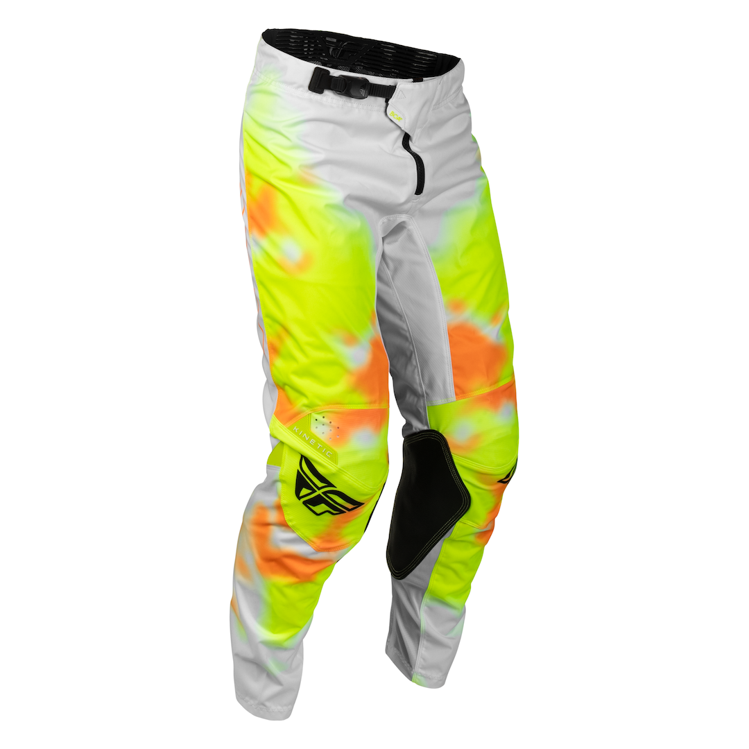 Fly Racing Kinetic Blur 2027 MX Kit Combo White/Hi-Vis/Orange