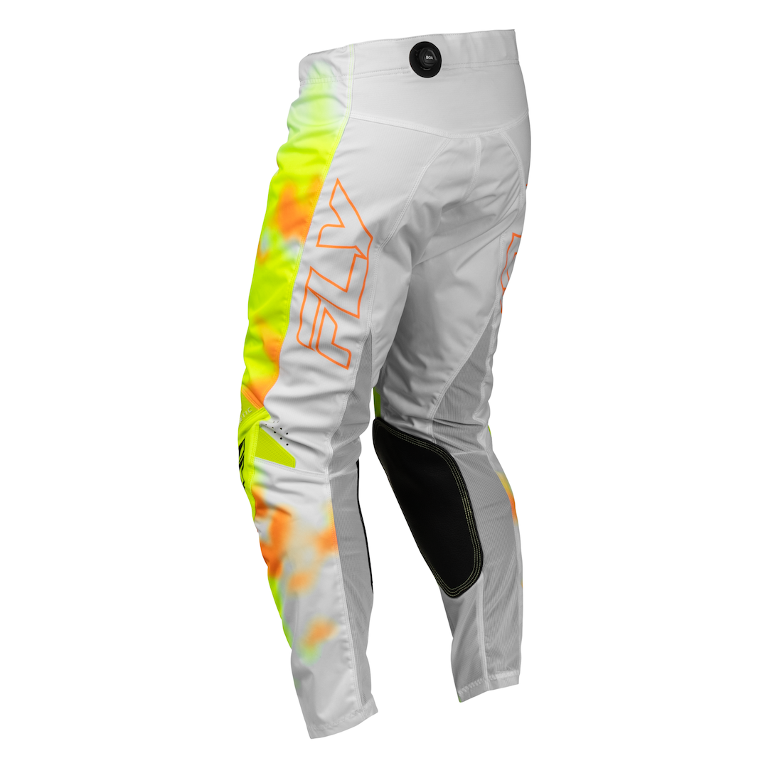Fly Racing Kinetic Blur 2027 MX Kit Combo White/Hi-Vis/Orange