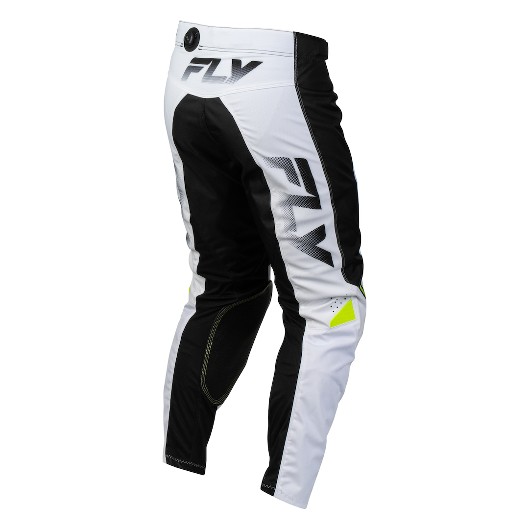 Fly Racing Kinetic Fade 2027 MX Kit Combo White/Black/Hi-Vis