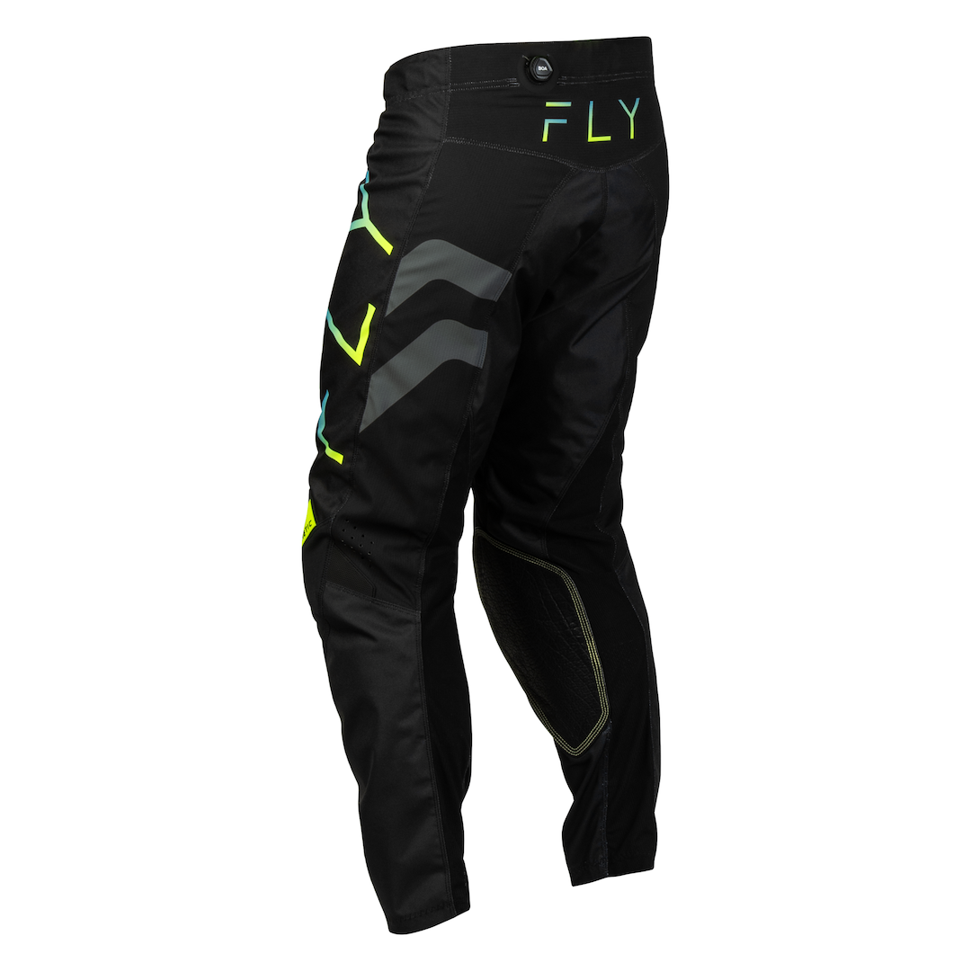 Fly Racing Kinetic Volt 2027 MX Kit Combo Black/Grey/Teal/Yellow
