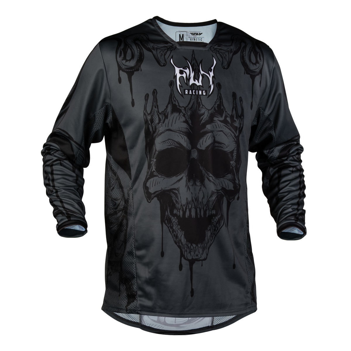 Fly Racing Kinetic Dark Series 2027 MX Jersey Grey/Black