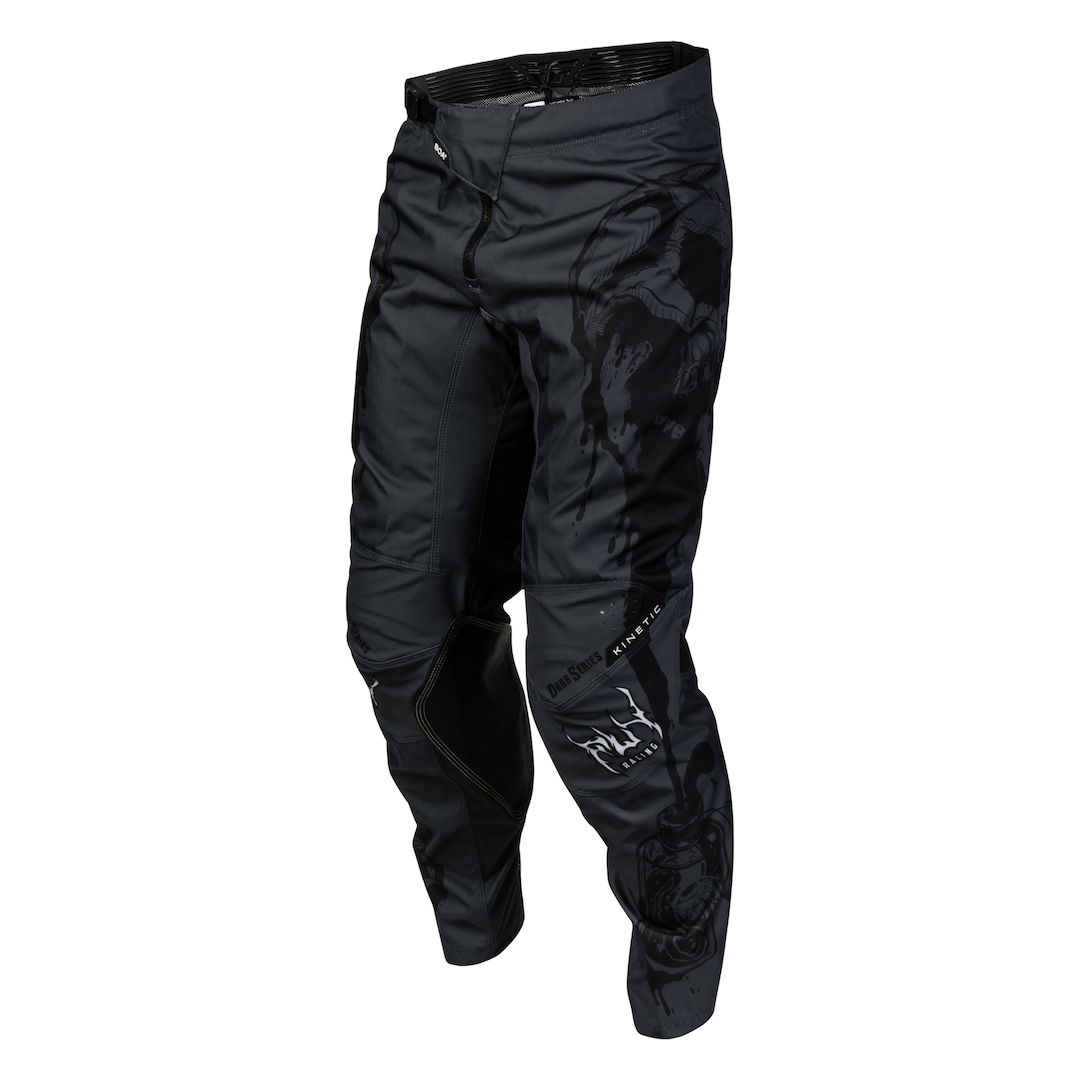 Fly Racing Kinetic Dark Series 2027 MX Kit Combo Black/Grey
