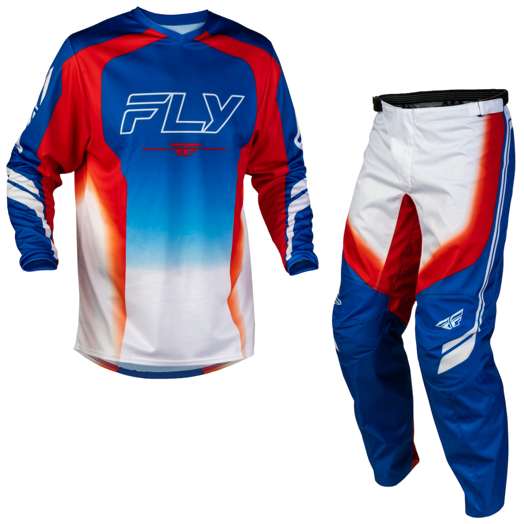 Fly F-16 Raze 2027 MX Kit Combo Red/White/Blue
