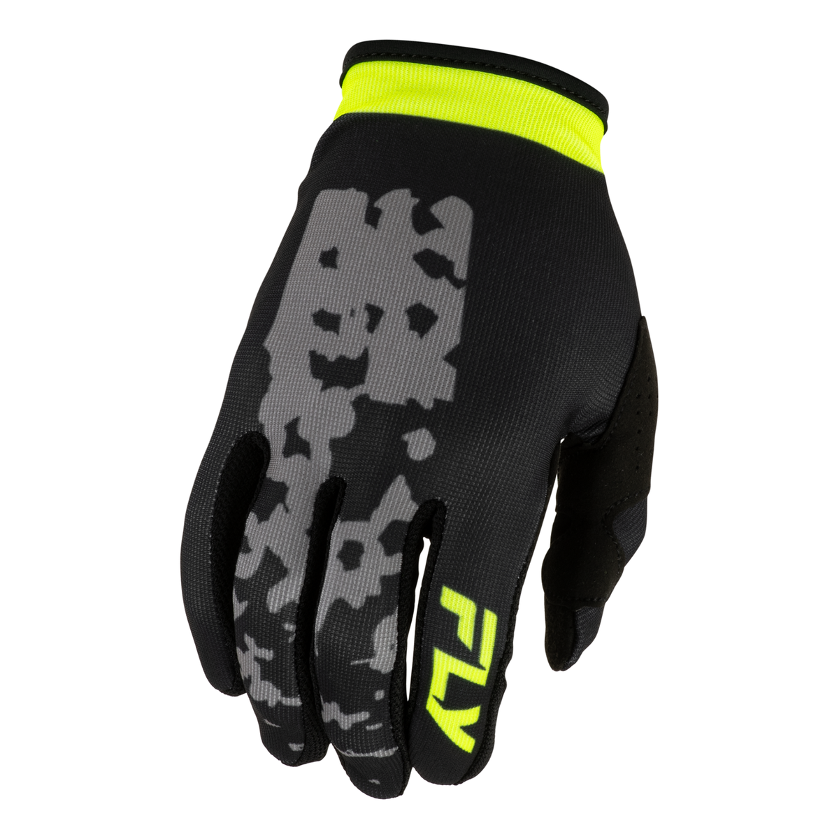 Fly Racing Lite Flake 2027 MX Gloves Grey/Hi-Vis/Black