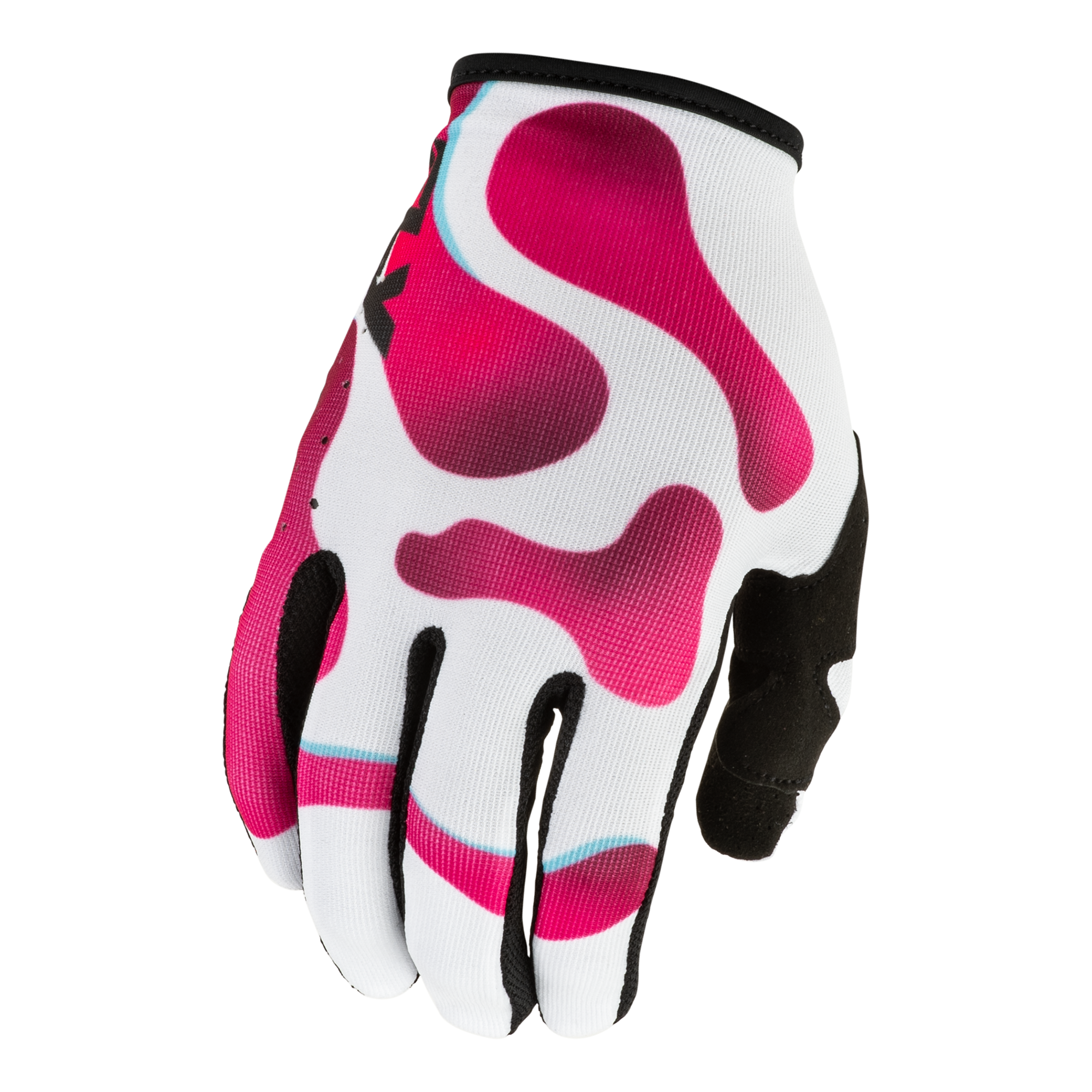 Fly Racing Lite Vibe 2027 MX Gloves White/Pink/Blue