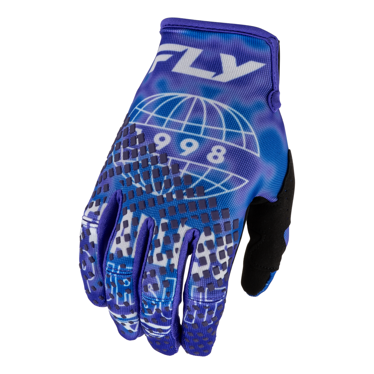 Fly Racing Kinetic Blur 2027 MX Gloves Blue/Navy