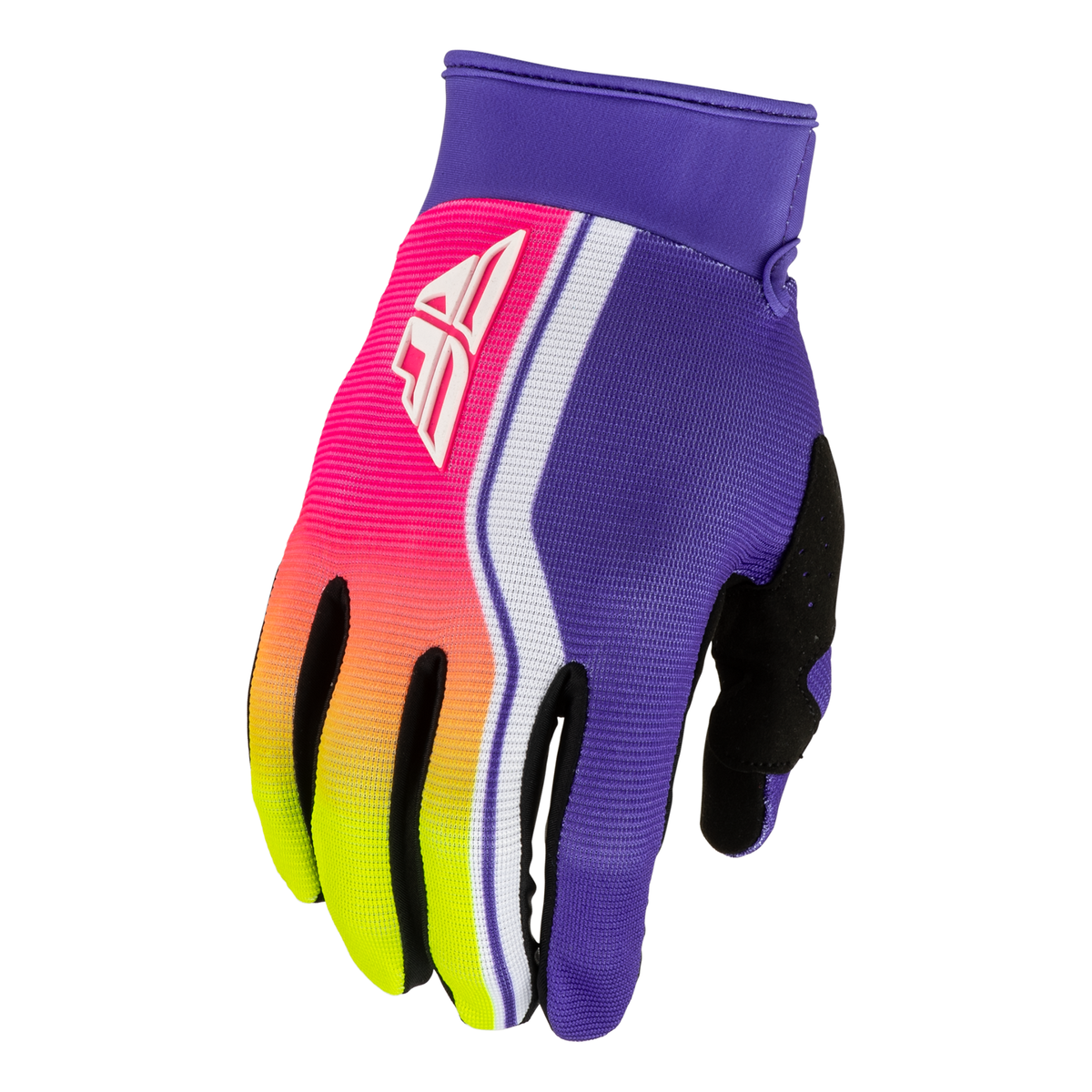 Fly Racing F-16 Raze 2027 MX Gloves Purple/Red/Yellow