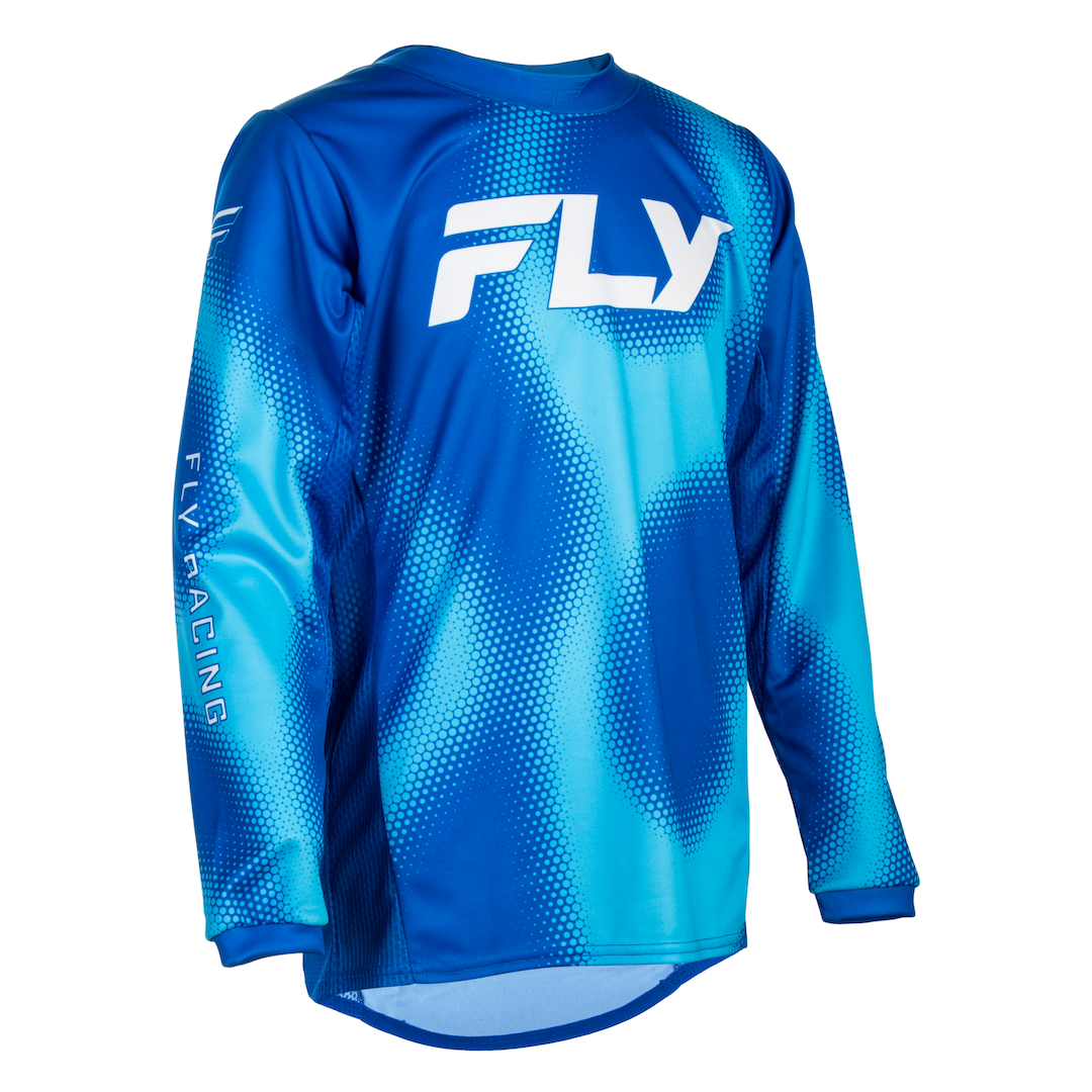 Fly YOUTH Kinetic Torch 2027 MX Kit Combo Light Blue/Blue