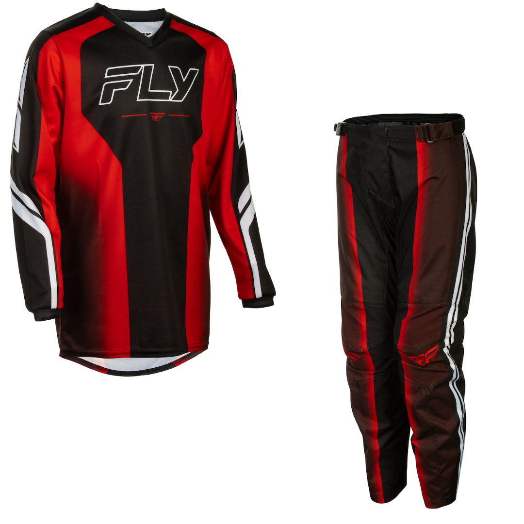 Fly YOUTH F-16 Raze 2027 MX Kit Combo Black/Red/White