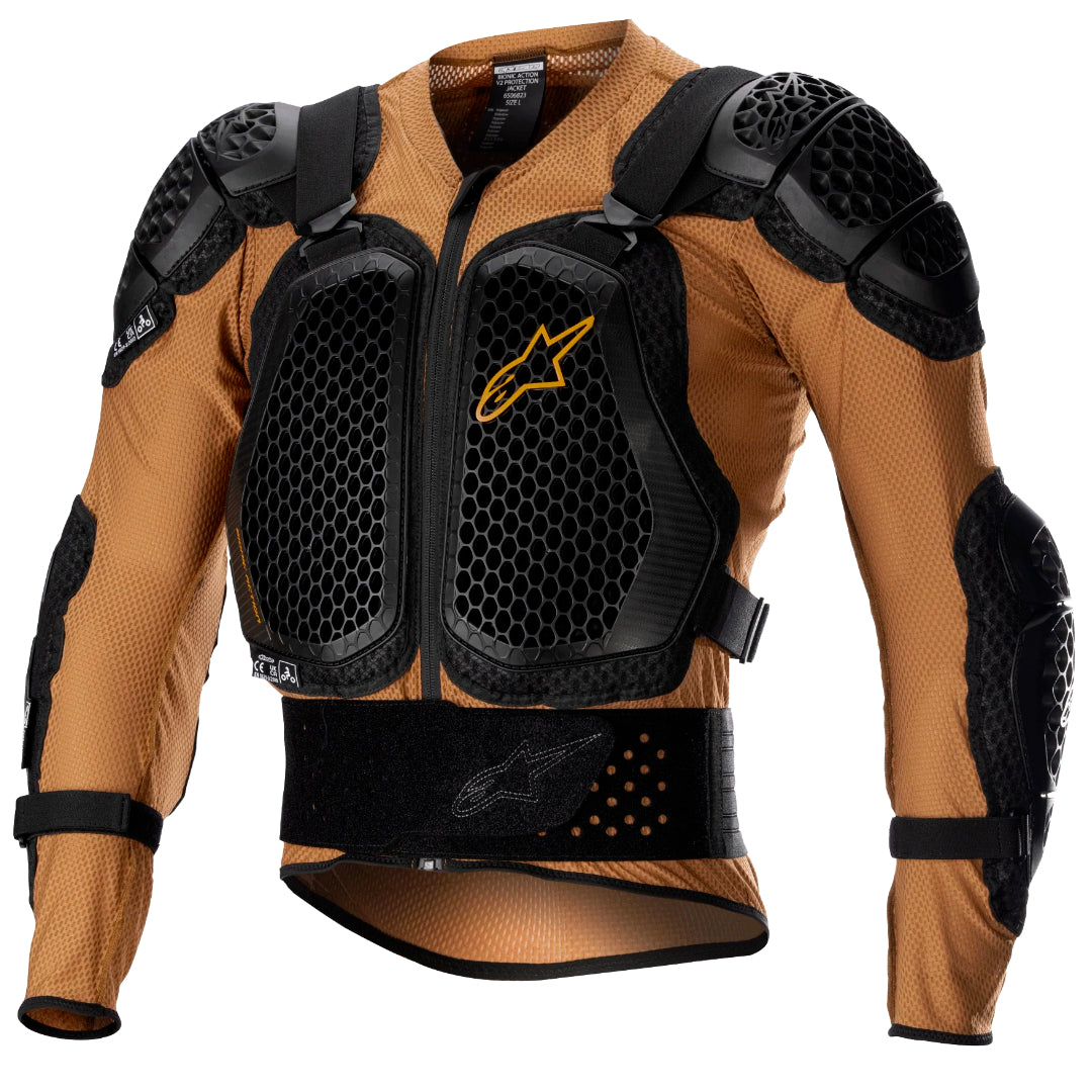 Alpinestars Bionic Action V2 Protection Jacket Sand/Black/Tangerine