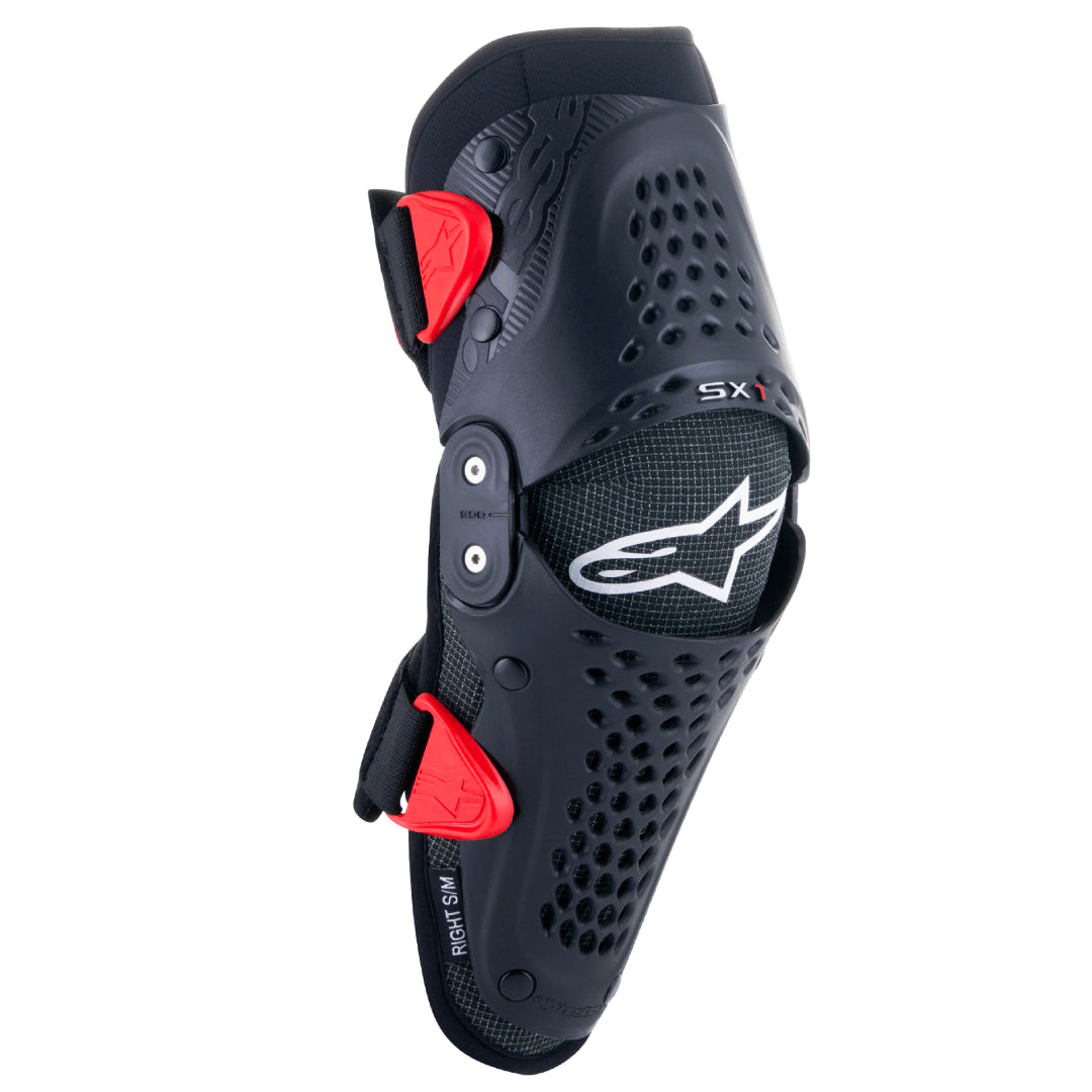 Alpinestars YOUTH SX-1 Knee Protector Pair Black Red