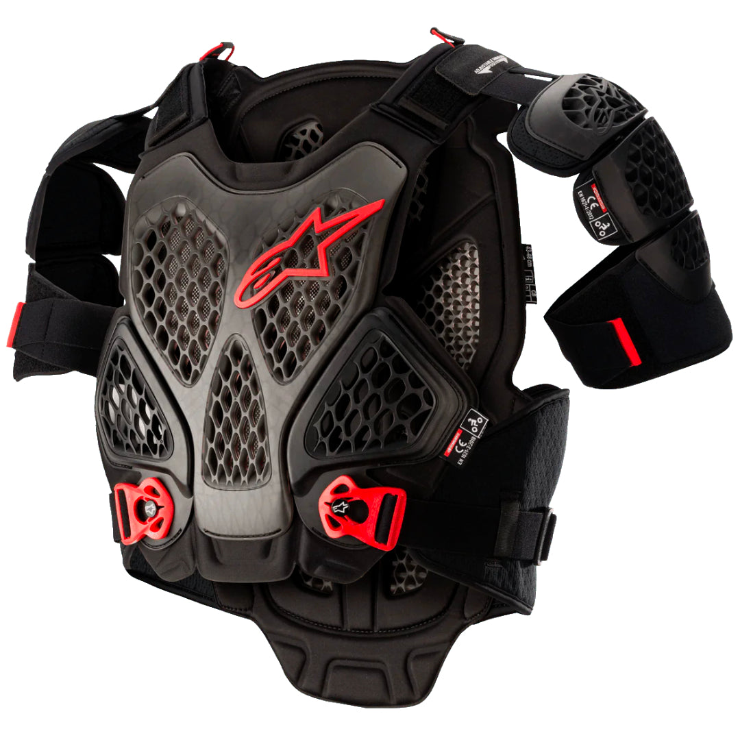 Alpinestars A-6 Chest Protector Black/Anthracite/Red