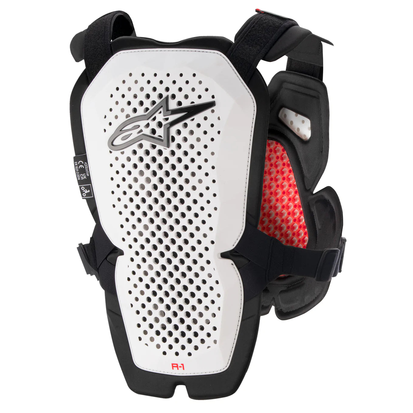 Alpinestars A-1 Chest Protector White/Black/Red