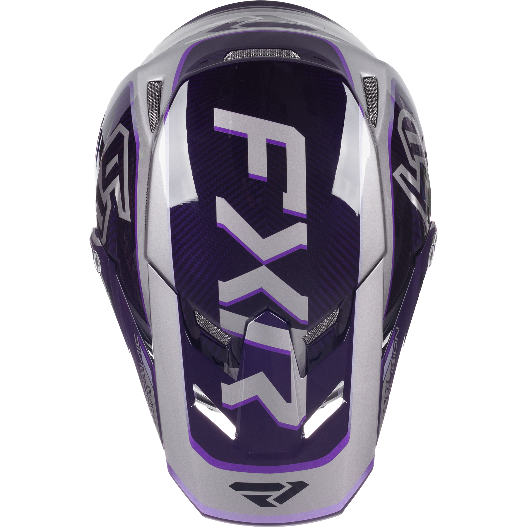 FXR 6D ATR-3 FIM Helmet 2026 Grey/Purple