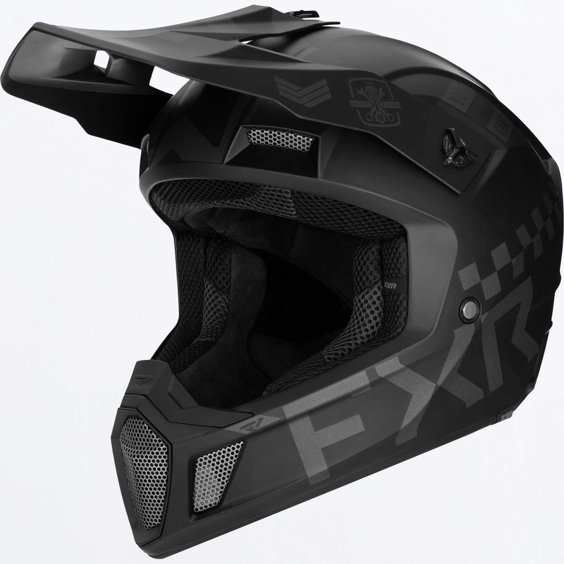 FXR Clutch Gladiator Helmet Black OPS