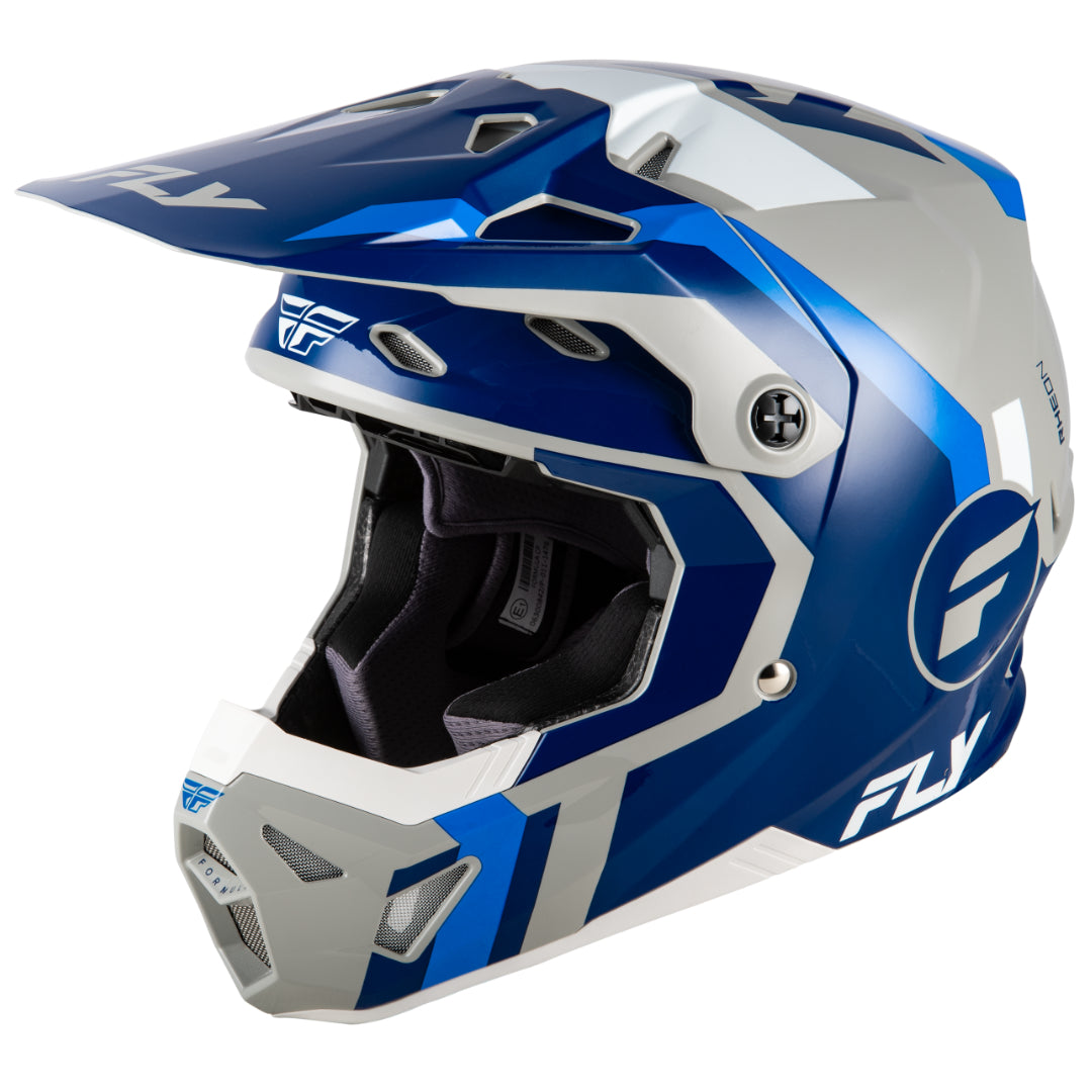 Fly Formula CP Seal MX Helmet Navy/Blue/Grey