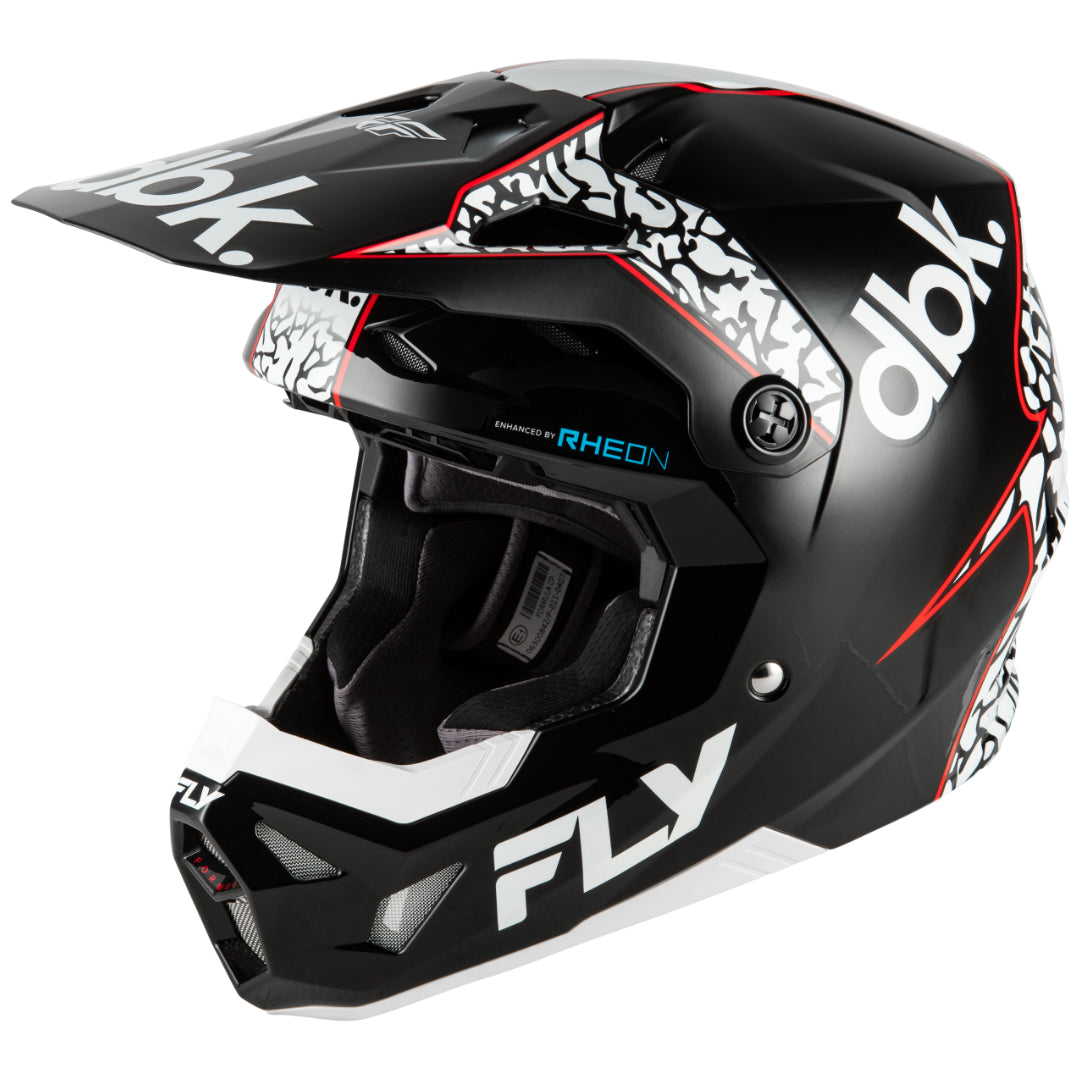 Fly Formula CP DBK MX Helmet Black/White/Red