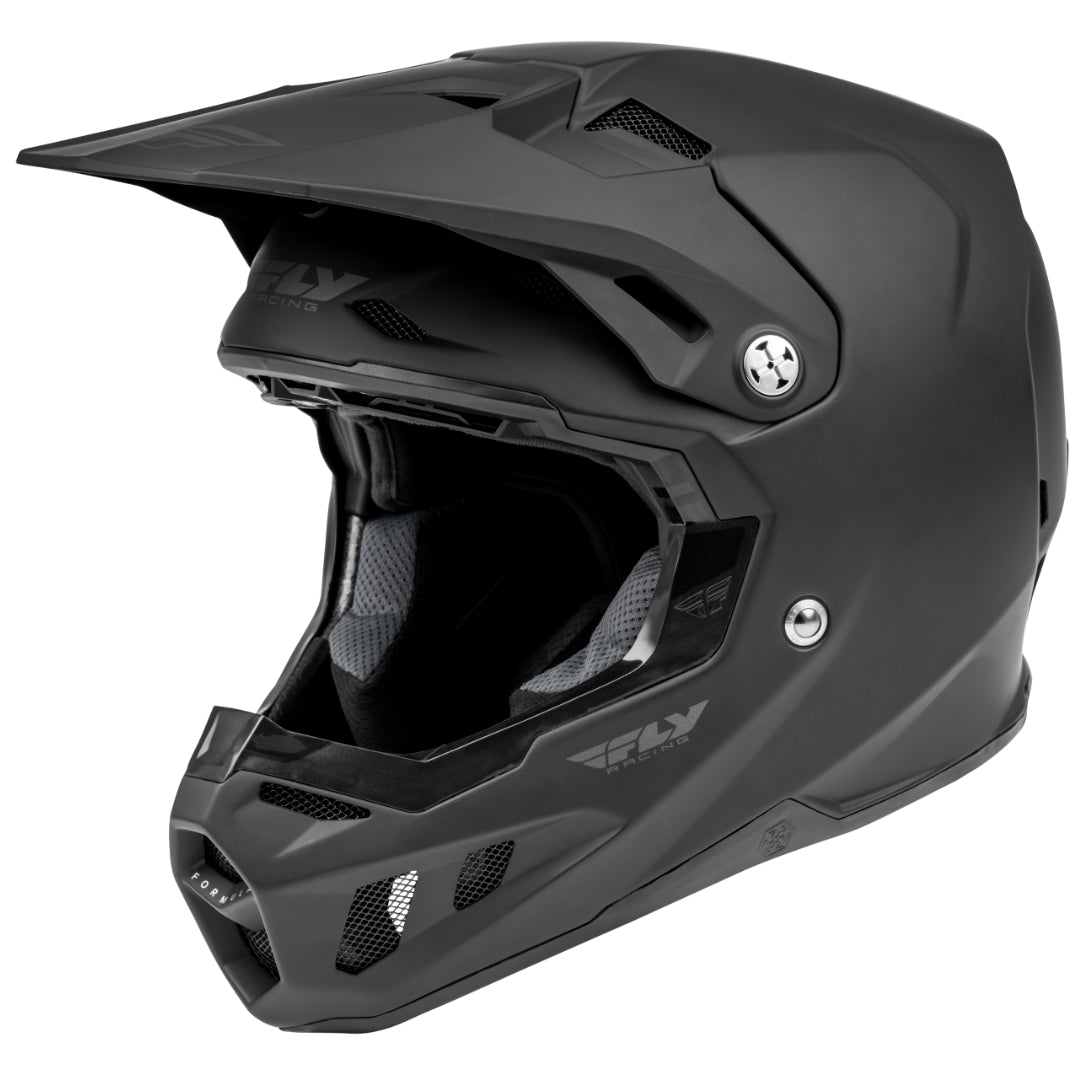 Fly Formula CC Solid MX Helmet Solid Matte Black