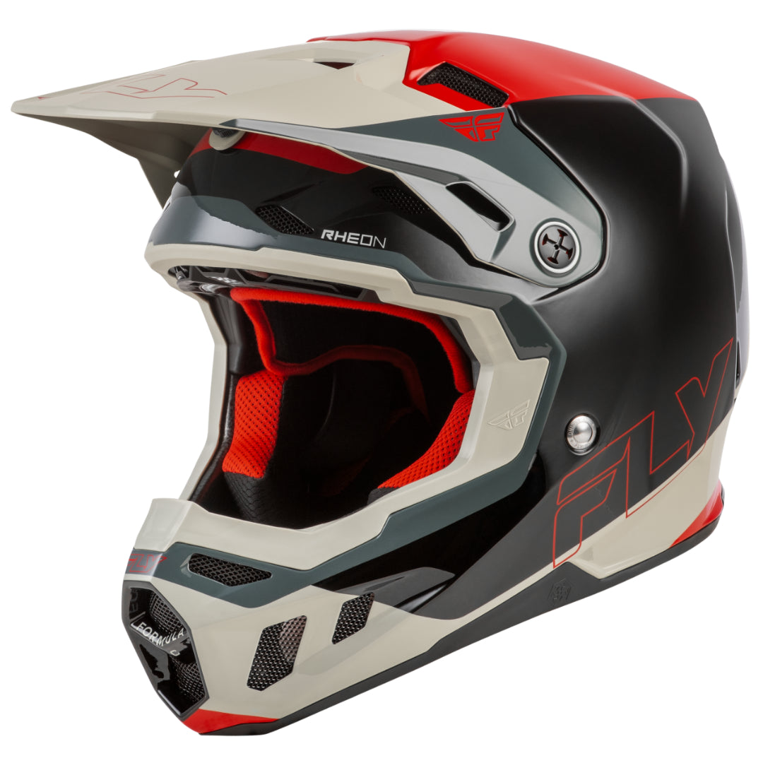 Fly Formula CC Glide MX Helmet Black/Red/Grey