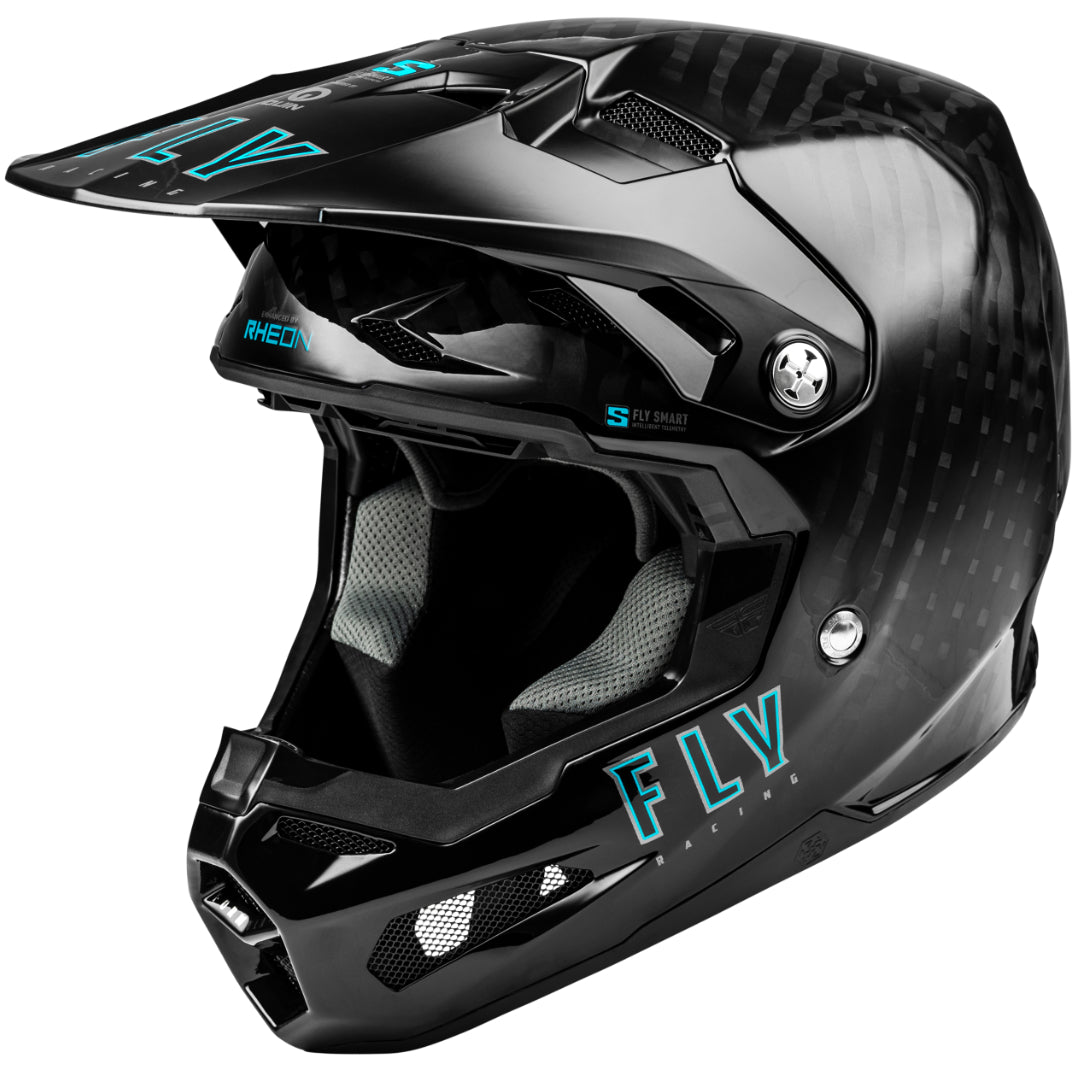 Fly Formula S Solid Carbon MX Helmet Black